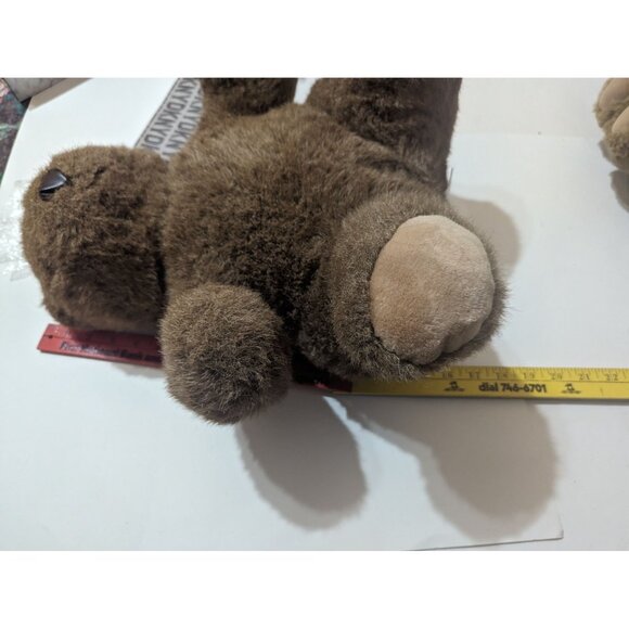 Vintage Golden Bear company  brown bear plush  stuffed animal toy  15" - Picture 6 of 10